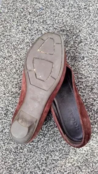 Hogan Mocassino Ballerine scamogliate Marrone 38