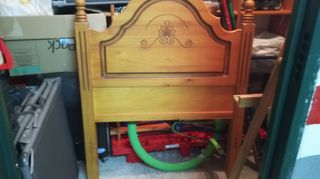 Cabecero madera pino 100cm