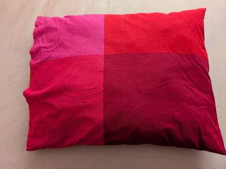 Edredón juvenil algodón rojo-naranja