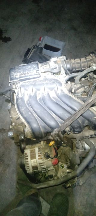 motor nissan qashqai del año 2012