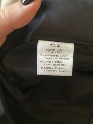 Pantaloni Cesare Paciotti neri. Taglia 48