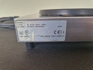 Placa doble calentadora eléctrica