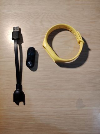 Xiaomi Mi Band 2 - Pulsera amarilla + cable