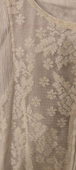 Vestido blanco encaje verano