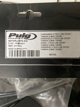 Puig Pantalla negra  XMAX 125/300