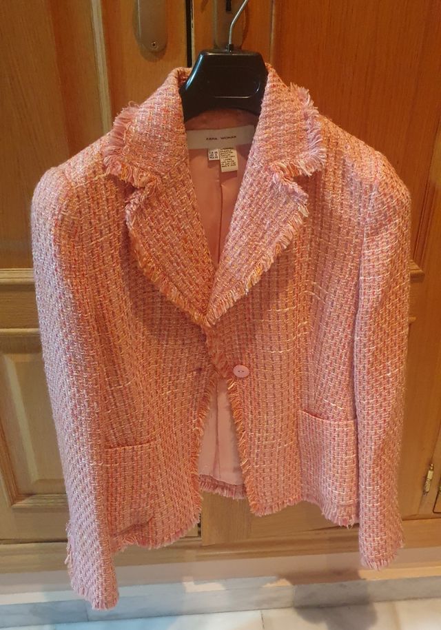 Chaqueta Zara rosa - Talla S