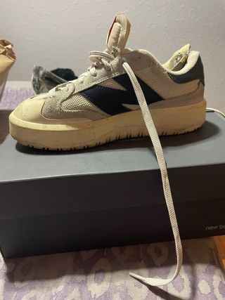 New Balance CT302 - Zapatillas blancas y azules -