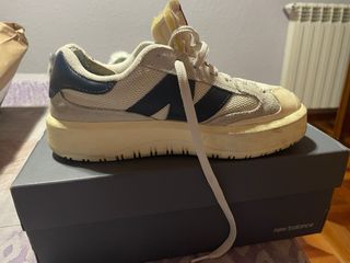 New Balance CT302 - Zapatillas blancas y azules -