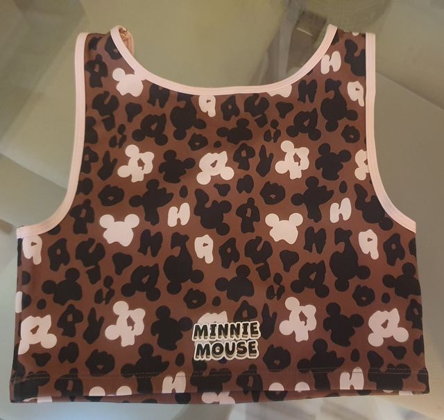 Top y mallas de Minnie con etiqueta. NUEVO