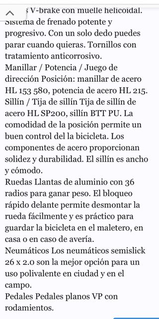 Bicicleta Rockrider 21" montaña