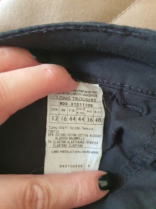 Pantaloni Newpenny neri. Taglia 48