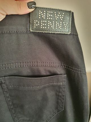 Pantaloni Newpenny neri. Taglia 48