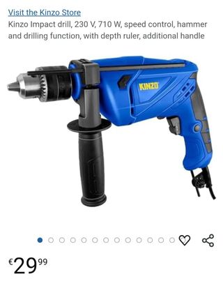 Taladro percutor Kinzo 710W - 1 unidad