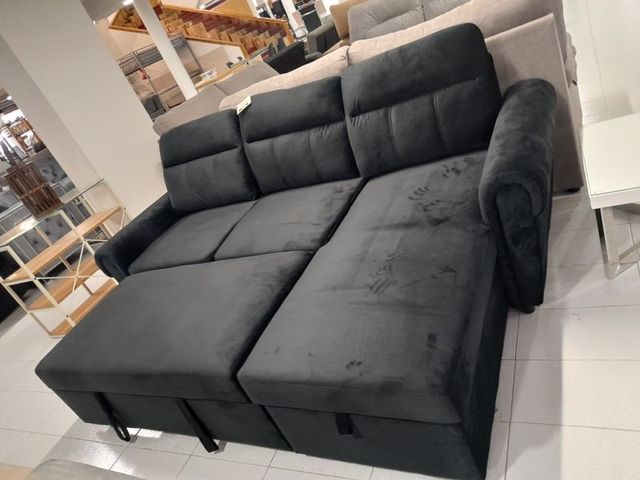 SUPER PRECIO SOFA CHESLONG DENVER TERCIOPELO