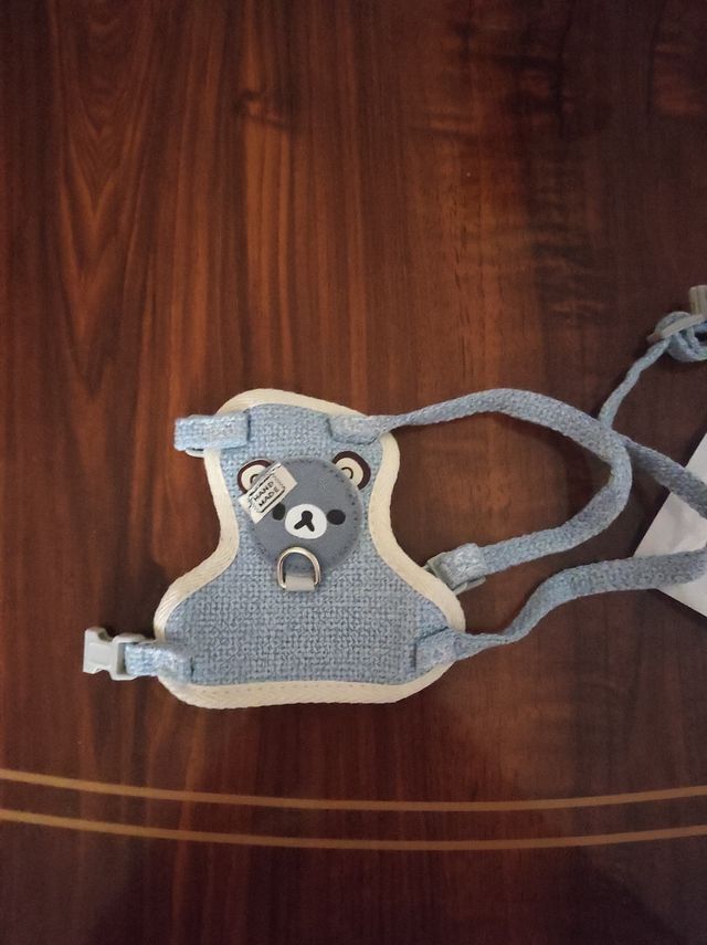 Arnés para perro pequeño azul