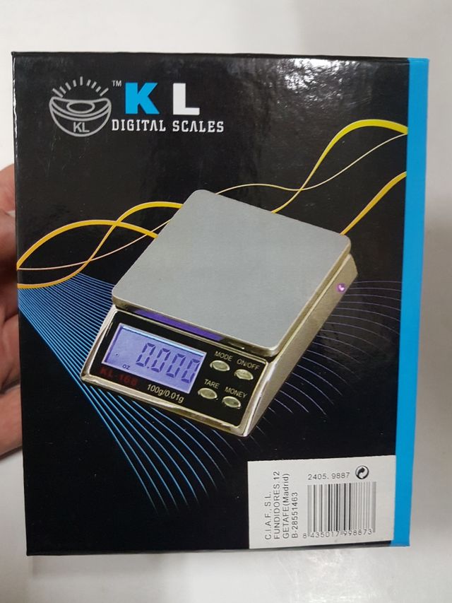 Báscula digital KL-168 - 200g/0.01g