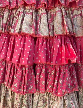 Traje Flamenca y Mantoncillo. Bajada de precio