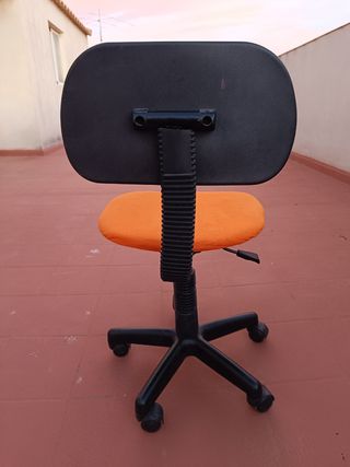 Silla oficina giratoria naranja