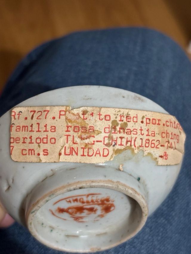 Plato Dinastia Qing - 7cm