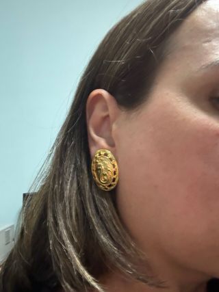 Pendientes dorados vintage