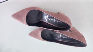 Zapatos tacón Daniela Vega beis