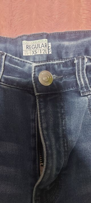 2 Shorts vaqueros azul - niño 12 años.