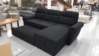 SUPER OFERTA SOFA CAMA TELA NEGRO