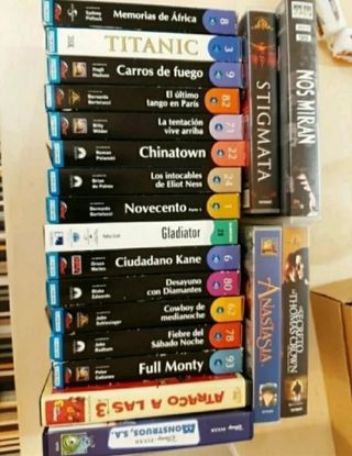 Lote de Cintas VHS - 18 Películas