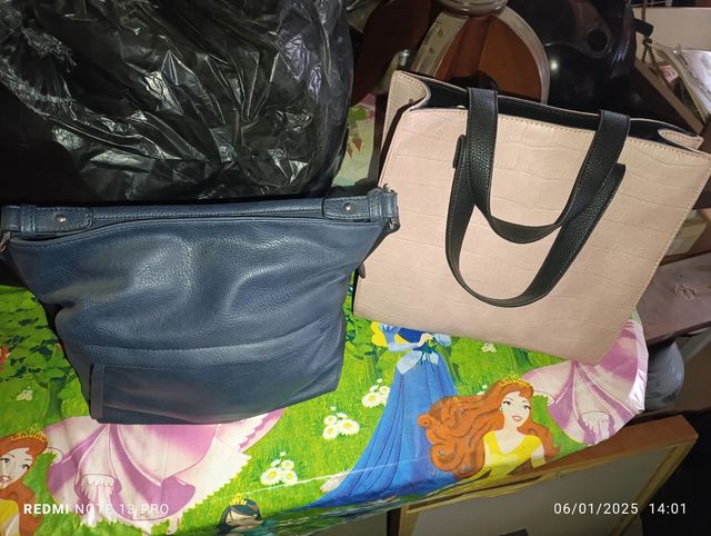 4 Bolsos: Azul, Rosa | Preciosos