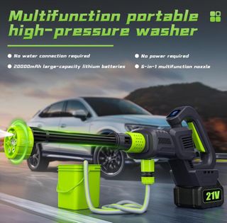 Mini pistola Lavadora Coche Portátil Inalámbrica