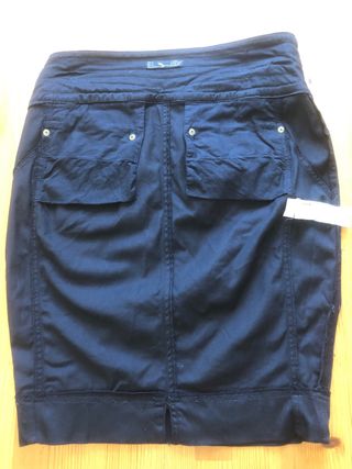Falda tubo TRF negra - Talla 42