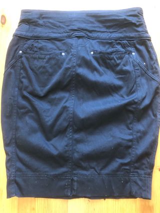 Falda tubo TRF negra - Talla 42