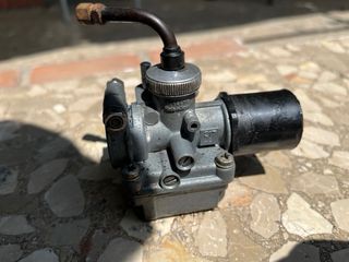 Carburador AMAL Piva M9 motocultor, escape y grifo