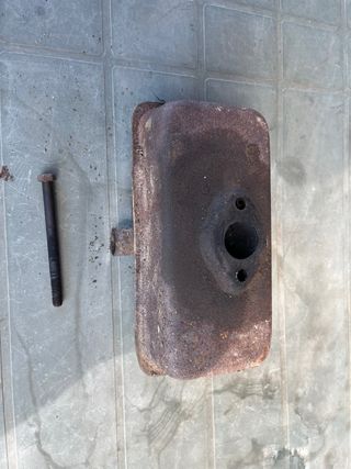 Carburador AMAL Piva M9 motocultor, escape y grifo