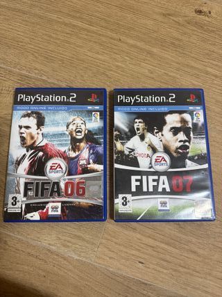 FIFA 06 y 07 PS2 PAL España buen estado