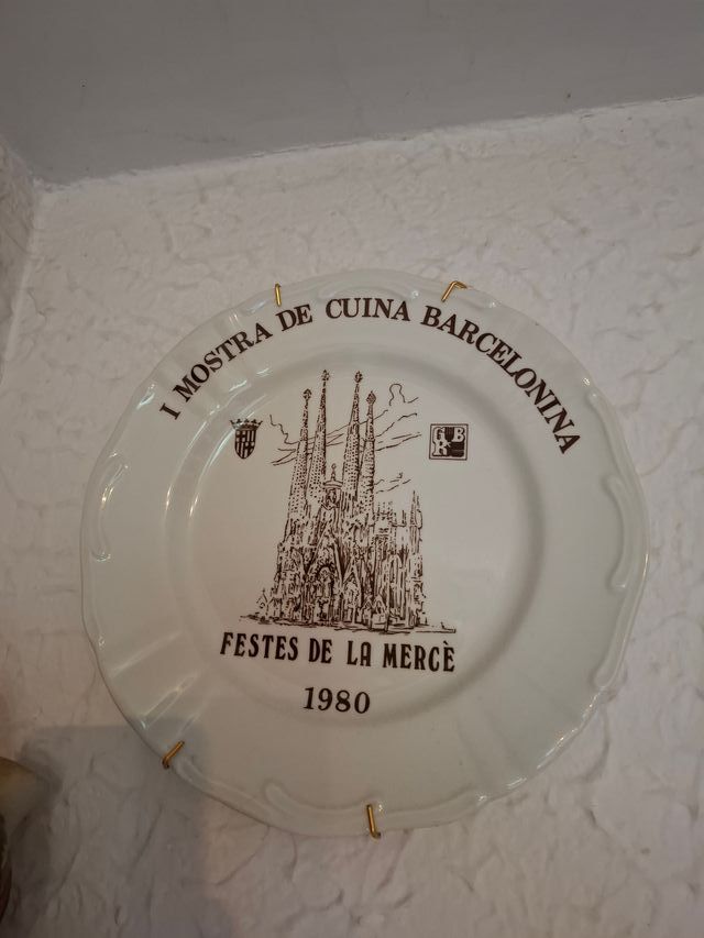 Platos conmemorativos Mostra de Cuina Barcelonina