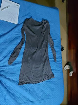 Vestito lungo grigio