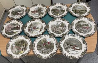 11 Platos Johnson Brothers - Vintage