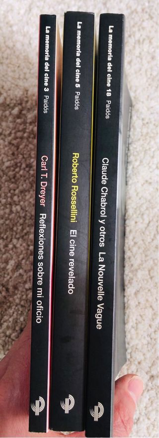3 libros de cine Paidós