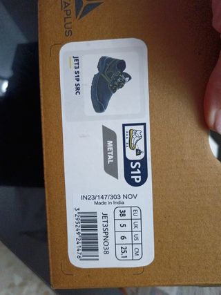Zapatos seguridad Deltaplus negros