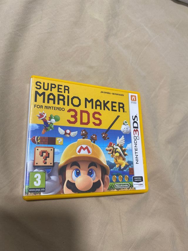 Caratula Súper Mario Maker 3DS