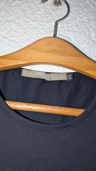 Camiseta negra Vittorio Uniformes “Hello Beauty”