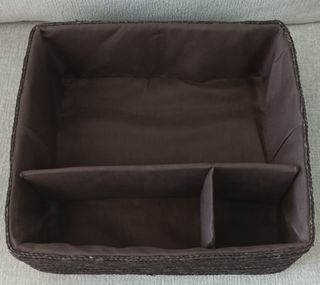 ⚜️ Cesta Fibra Natural-Decoración Organizar