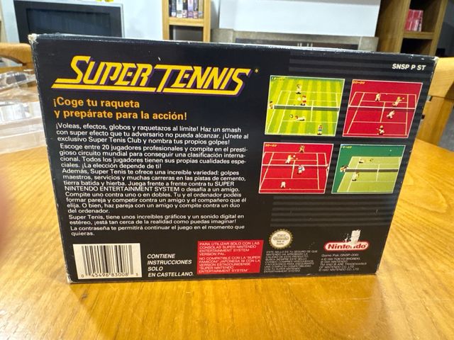 Super Tennis - Super Nintendo PAL