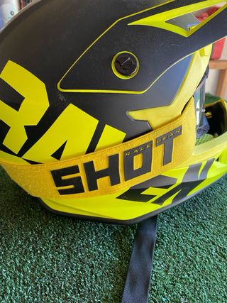 Casco motocross Raven + Gafas SHOT