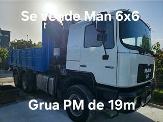 Camión MAN 6x6 Grúa PM 19m