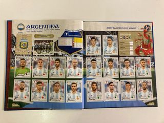 Álbum completo mundial Rusia 2018 tapa dura Panini