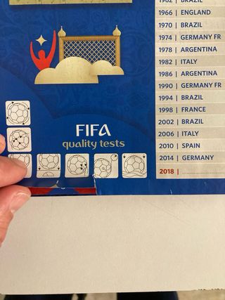 Álbum completo mundial Rusia 2018 tapa dura Panini