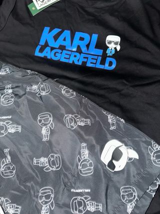 Conjunto Karl Lagerfeld: camiseta y bañador