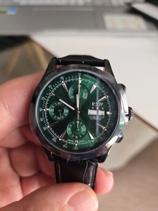 Reloj RSW Automático - Negro y Verde. Full set